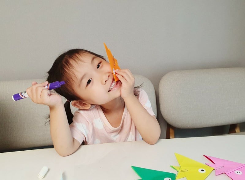 간단하게 물고기를 만드는 방법! ㅡ물고기 종이접기, 종이컵 물고기