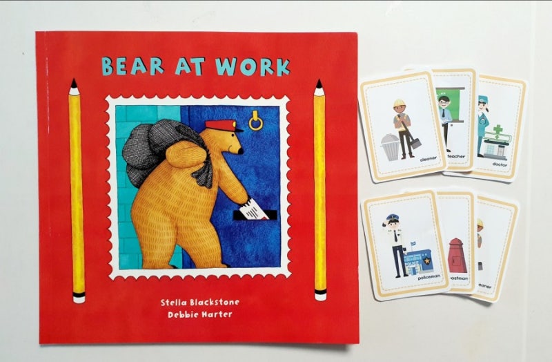 [엄마표영어] Bear at work | 직업 주제로 영어놀이 하기