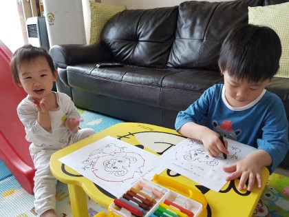 [엄마표놀이] 다양한 재료로 엄마사자 만들기