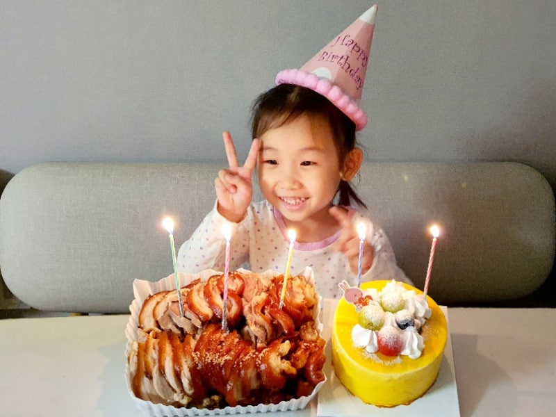 사랑하는 딸의 5살 생일 이야기