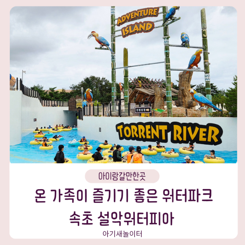 설악워터피아 가족 물놀이 후기 | 초등 고학년부터 유아까지 함께 즐긴 속초 당일코스 여행