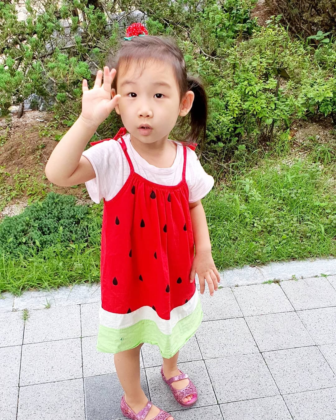 상큼함 톡톡! 우리 집 '수박 아가씨'의 어린이집 수박 페스티벌 & 센스 있는 말복 선물