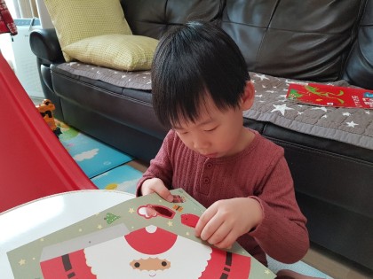 [Merry Christmas][엄마표놀이]모자와 안경