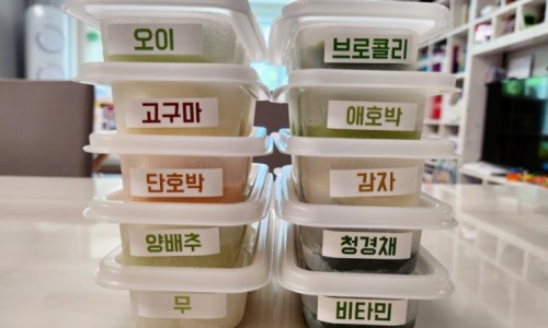중기이유식 재료 준비 ㅡ큐브데이 진공포장 (내돈내산)