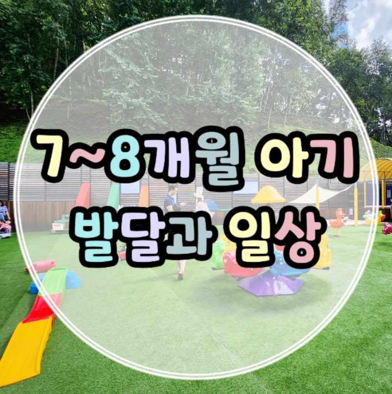 생후 7개월~8개월 아기 발달과 일상