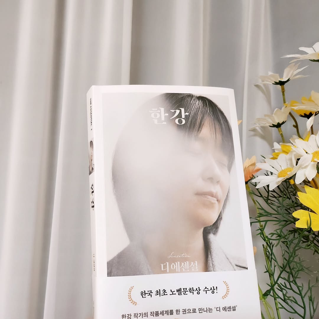 한강의 시적 산문, '한강 디 에센셜' 리뷰: 희랍어 시간과 파란 돌의 아름다운 문장들