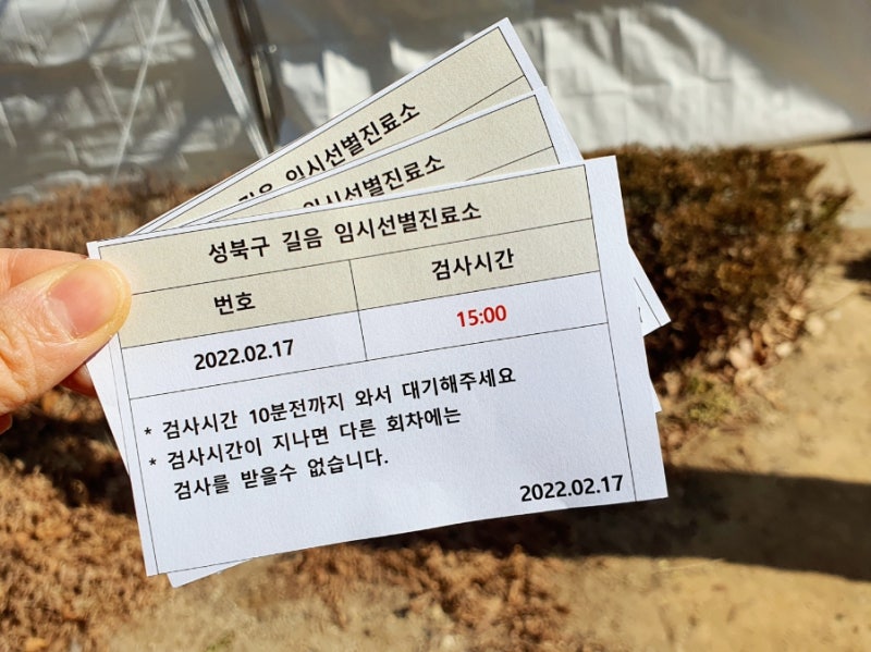 선별진료소에서 신속항원검사 받은 날. 코로나검사 진단키트 사용방법, 음성확인서