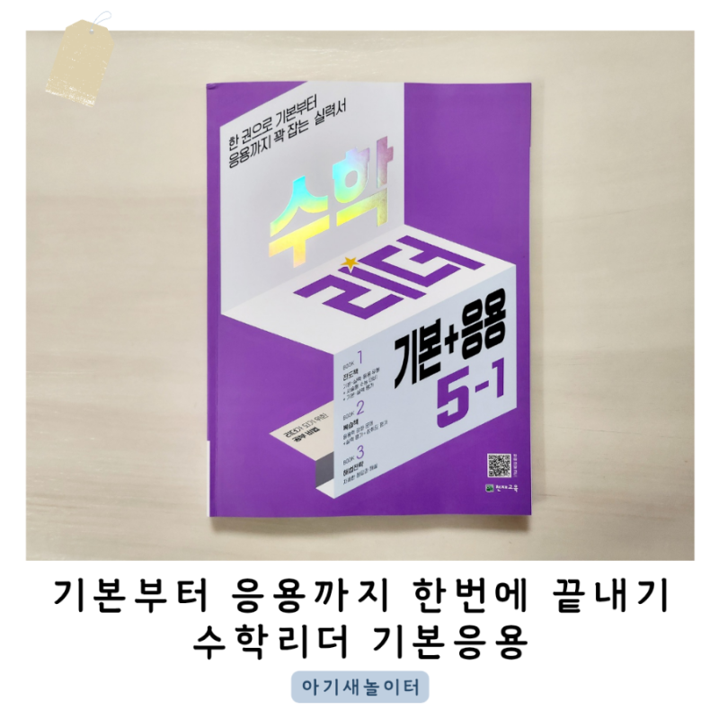수학리더 기본응용 5-1로 기본부터 응용까지 한번에 끝내자, 초5수학문제집 추천